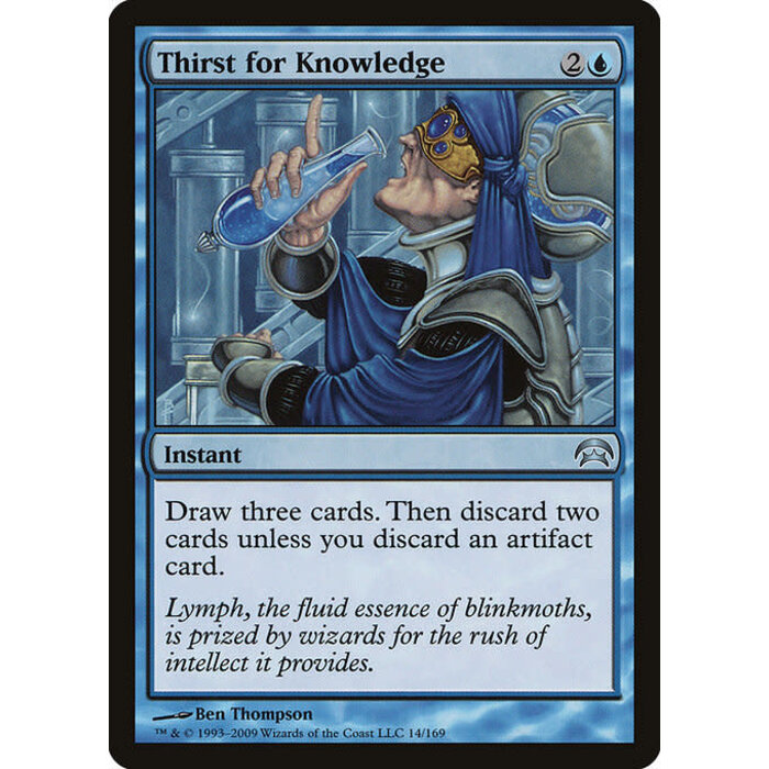 Magic: The Gathering Thirst for Knowledge (014) Lightly Played