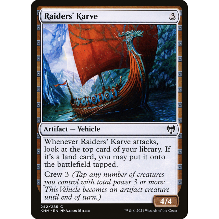 Magic: The Gathering Raiders' Karve (242) Near Mint