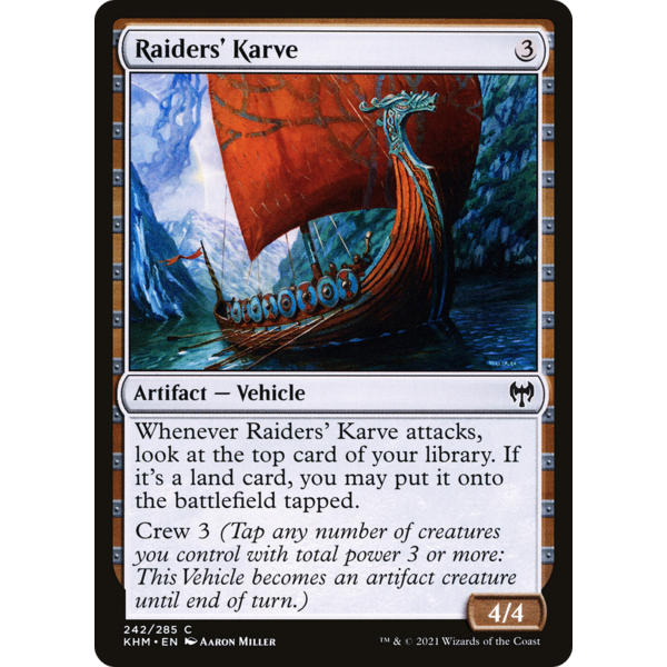 Magic: The Gathering Raiders' Karve (242) Lightly Played Foil