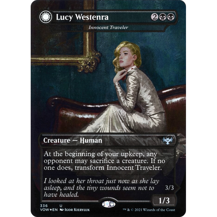 Magic: The Gathering Lucy Westenra - Innocent Traveler (336) Near Mint Foil