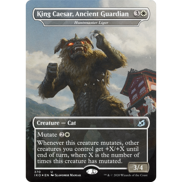 Magic: The Gathering King Caesar, Ancient Guardian - Huntmaster Liger (370) Lightly Played Foil
