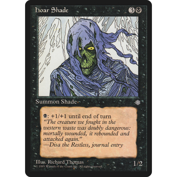 Magic: The Gathering Hoar Shade (248) Moderately Played