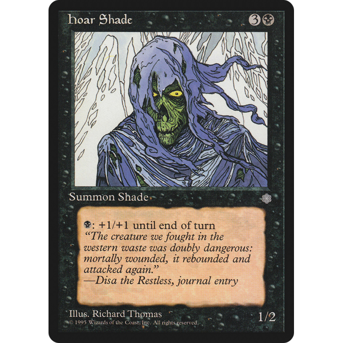 Magic: The Gathering Hoar Shade (248) Moderately Played