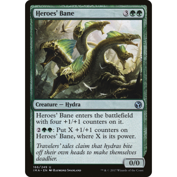 Magic: The Gathering Heroes' Bane (166) Lightly Played
