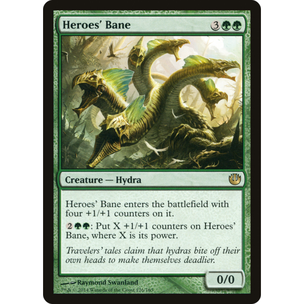 Magic: The Gathering Heroes' Bane (126) Lightly Played