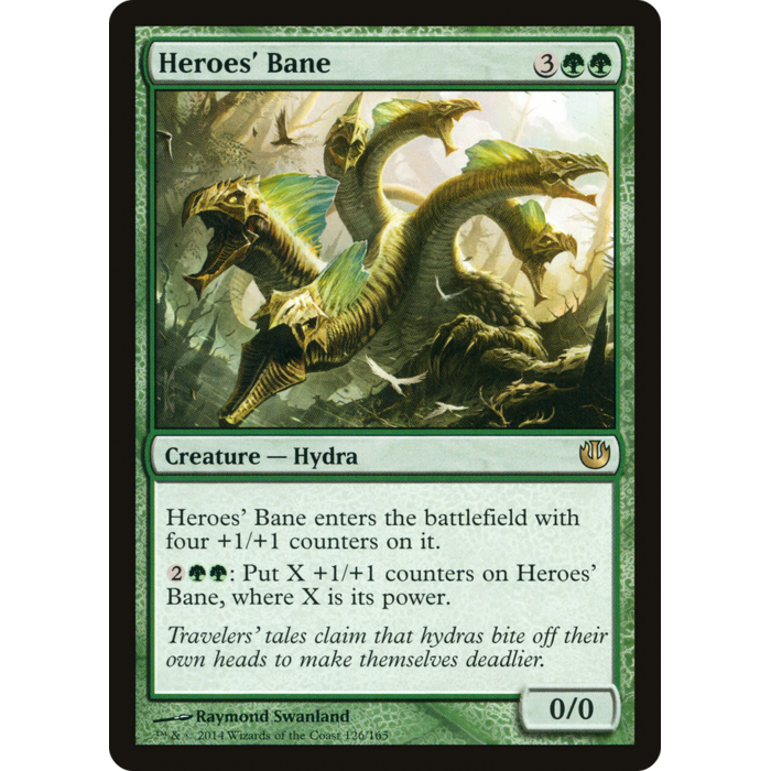 Magic: The Gathering Heroes' Bane (126) Moderately Played