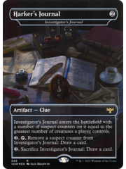 Magic: The Gathering Harker's Journal - Investigator's Journal (345) Near Mint Foil