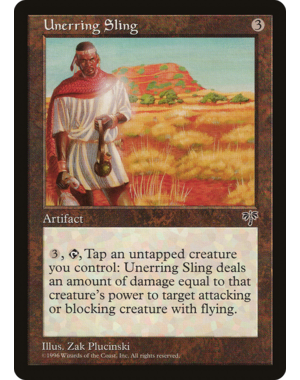 Magic: The Gathering Unerring Sling (332) Moderately Played