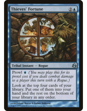 Magic: The Gathering Thieves' Fortune (054) Moderately Played