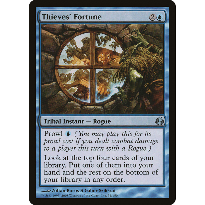 Magic: The Gathering Thieves' Fortune (054) Moderately Played