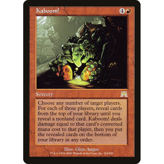 Magic: The Gathering Kaboom! (214) Lightly Played