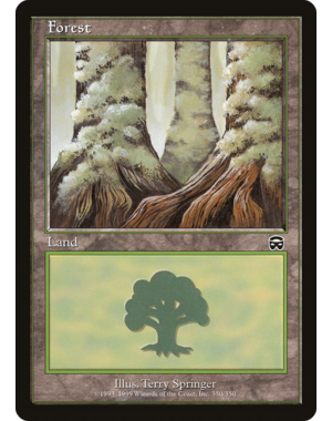 Magic: The Gathering Forest  (350) Moderately Played