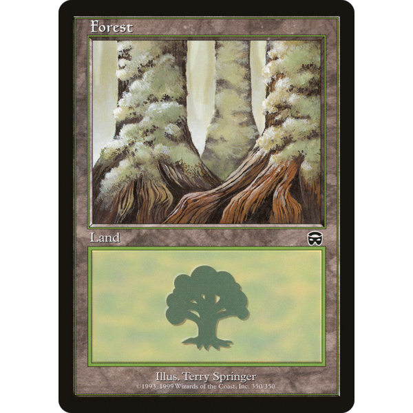 Magic: The Gathering Forest  (350) Moderately Played