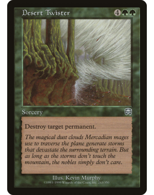 Magic: The Gathering Desert Twister (234) Moderately Played