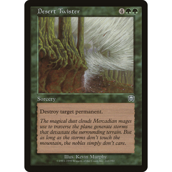 Magic: The Gathering Desert Twister (234) Moderately Played