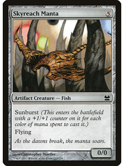 Magic: The Gathering Skyreach Manta (215) Moderately Played