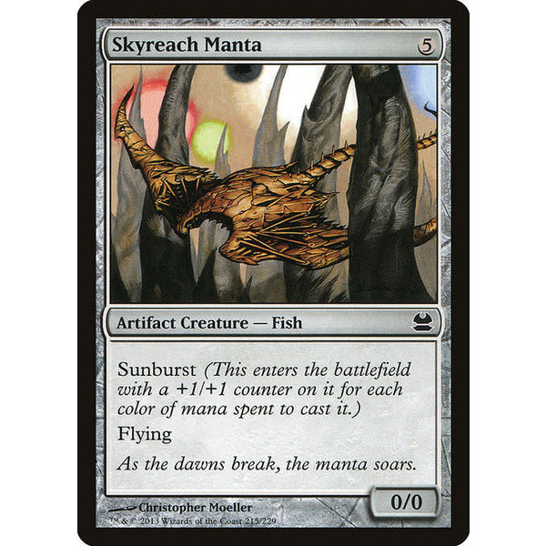 Magic: The Gathering Skyreach Manta (215) Moderately Played