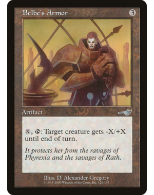 Magic: The Gathering Belbe's Armor (127) Lightly Played