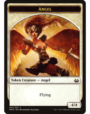 Magic: The Gathering Angel Token (001) Lightly Played