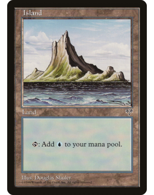 Magic: The Gathering Island (299) Heavily Played