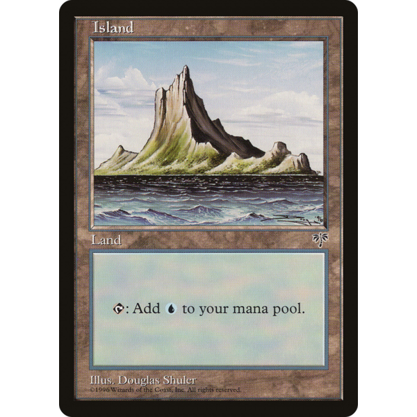 Magic: The Gathering Island (299) Heavily Played