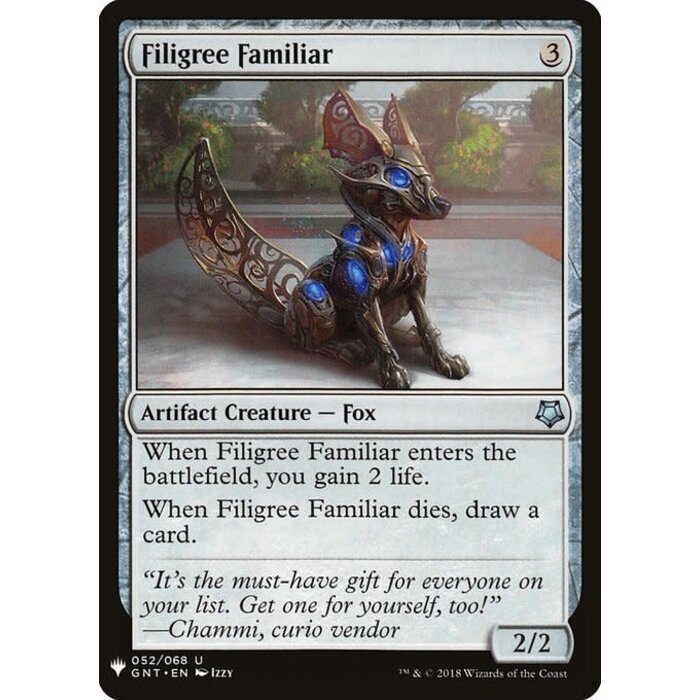 Magic: The Gathering Filigree Familiar (1582) Near Mint