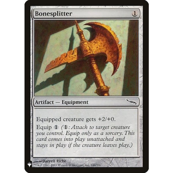 Magic: The Gathering Bonesplitter (1552) Near Mint