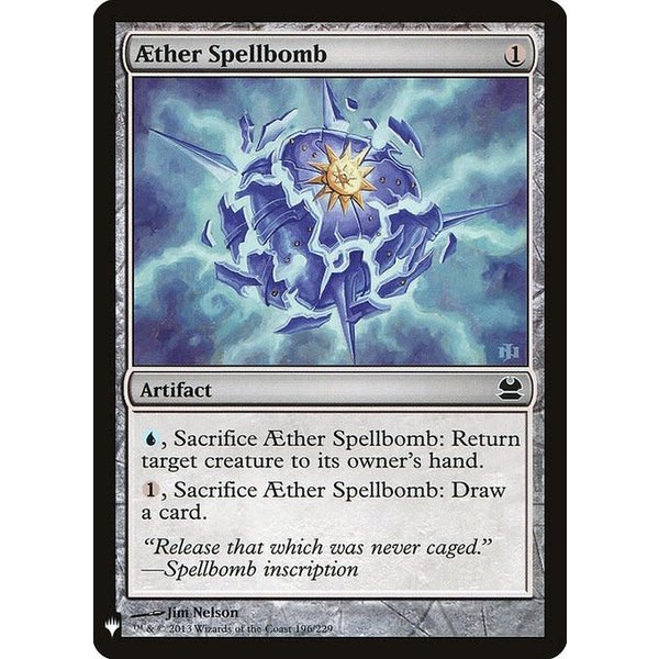 Magic: The Gathering Aether Spellbomb (1540) Near Mint