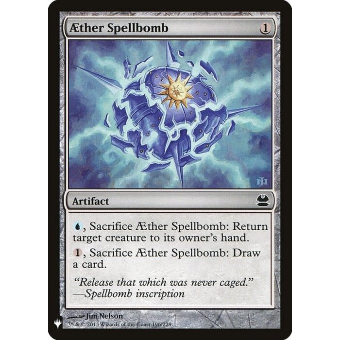 Magic: The Gathering Aether Spellbomb (1540) Near Mint