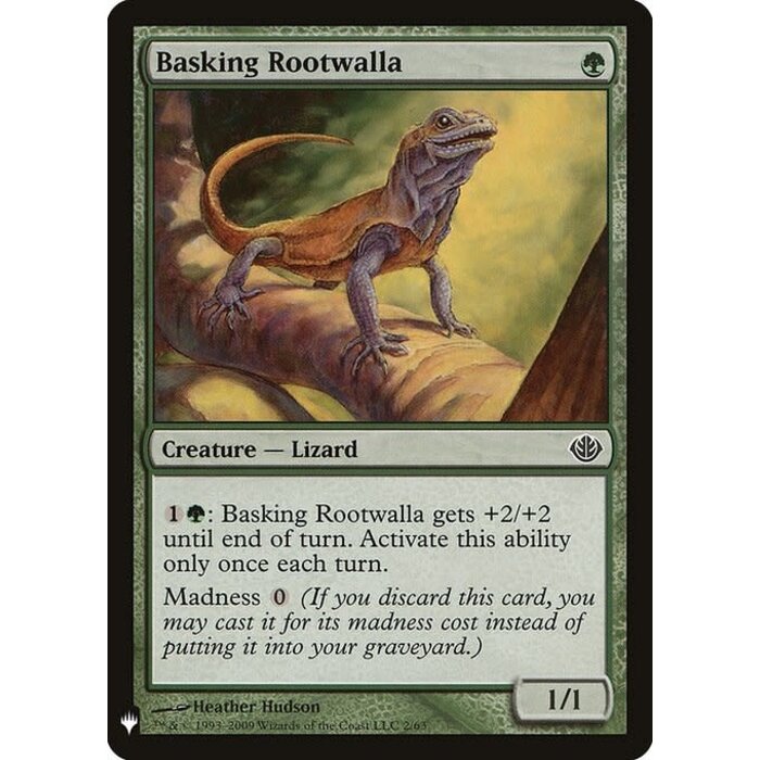 Magic: The Gathering Basking Rootwalla (1130) Near Mint