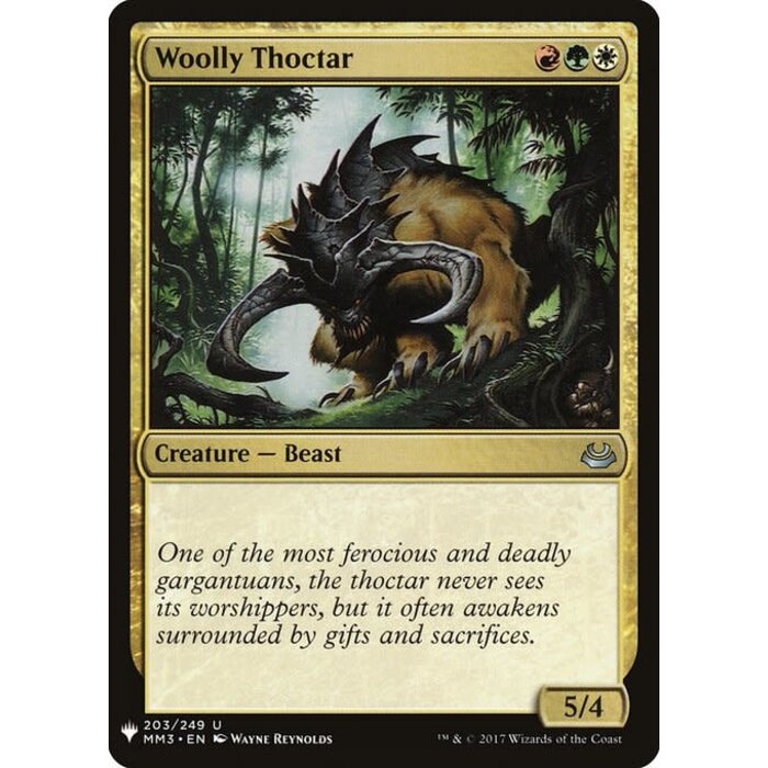 Magic: The Gathering Woolly Thoctar (1513) Near Mint