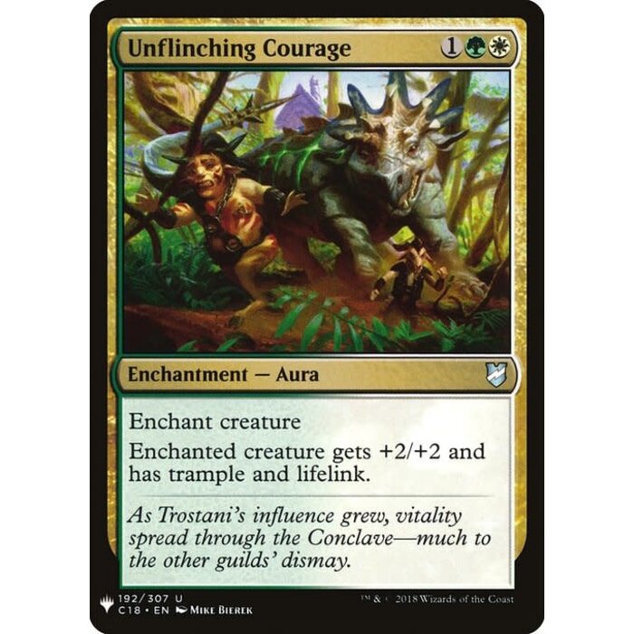 Magic: The Gathering Unflinching Courage (1502) Near Mint