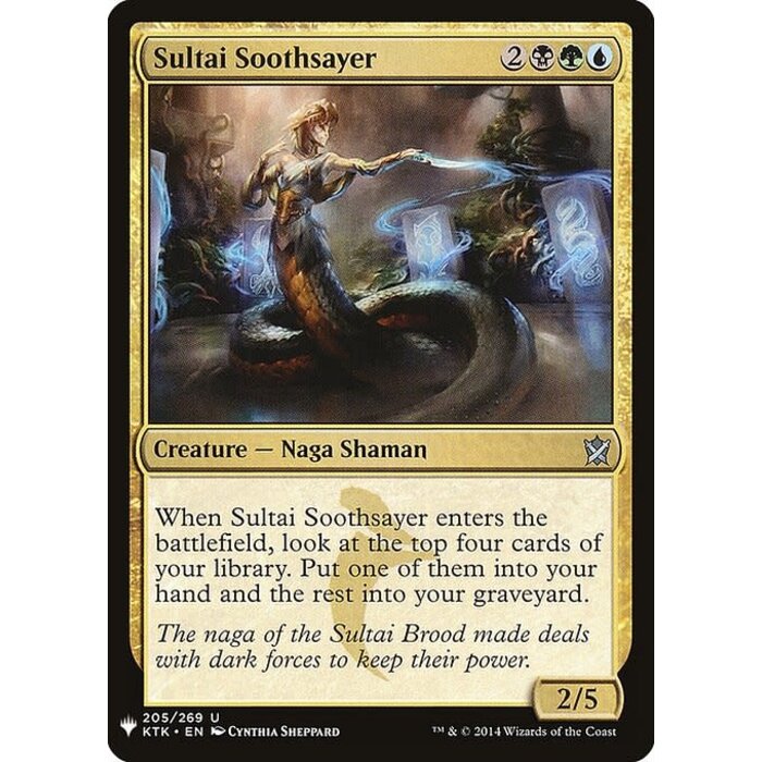 Magic: The Gathering Sultai Soothsayer (1492) Near Mint
