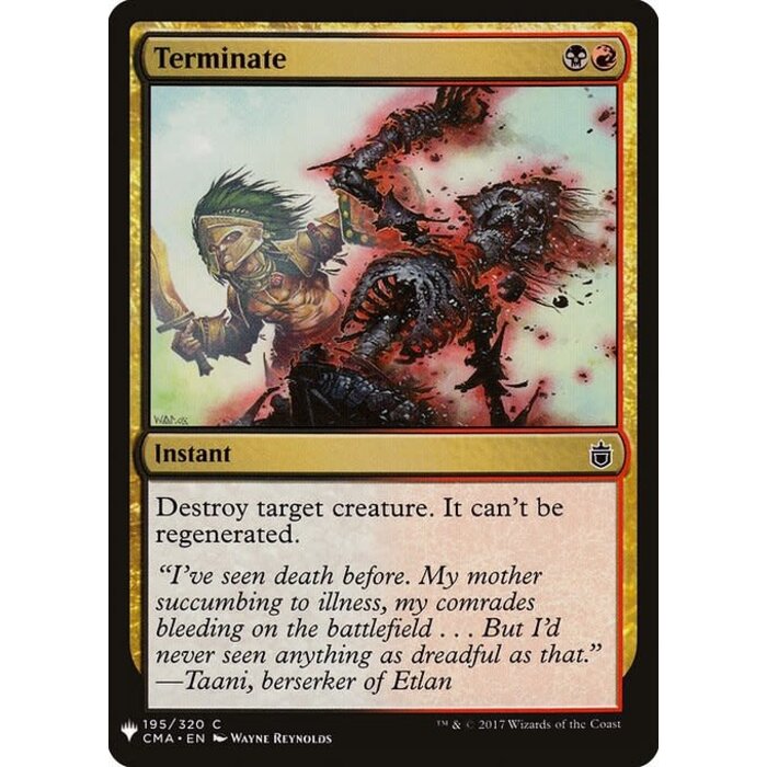 Magic: The Gathering Terminate (1495) Near Mint