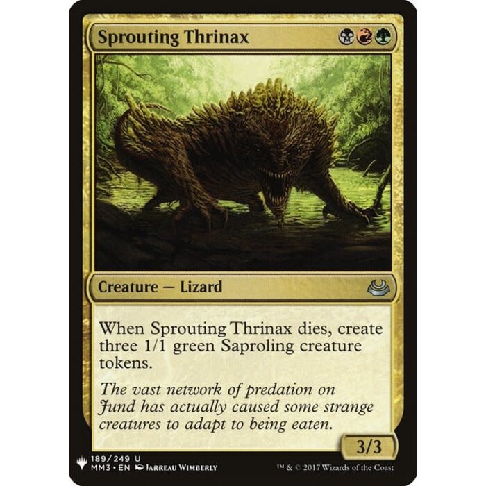 Magic: The Gathering Sprouting Thrinax (1489) Near Mint
