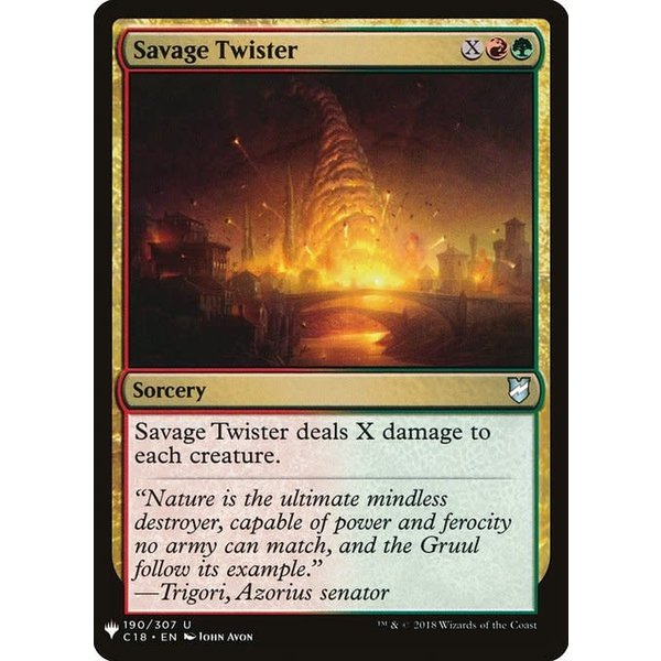 Magic: The Gathering Savage Twister (1481) Near Mint