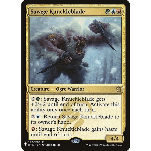 Magic: The Gathering Savage Knuckleblade (1480) Near Mint