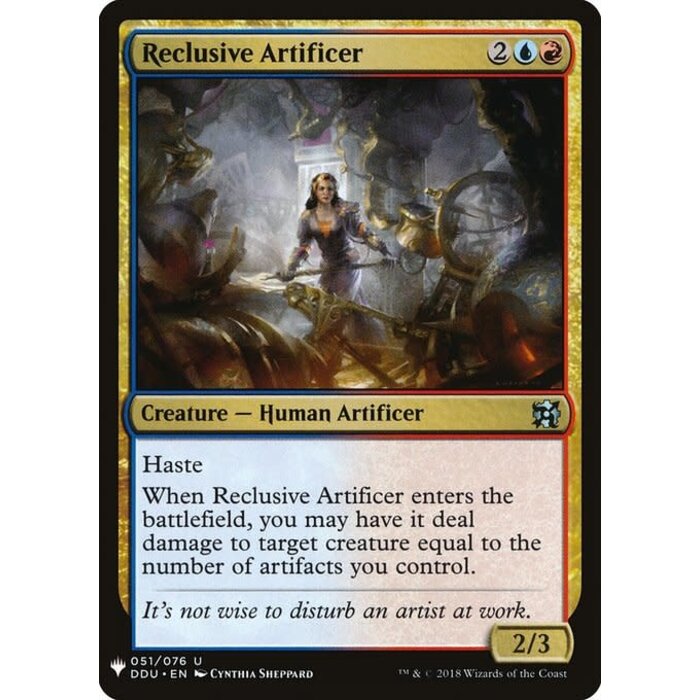 Magic: The Gathering Reclusive Artificer (1472) Near Mint
