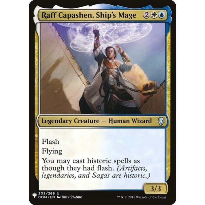 Magic: The Gathering Raff Capashen, Ship's Mage (1470) Near Mint