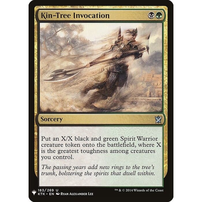 Magic: The Gathering Kin-Tree Invocation (1442) Near Mint