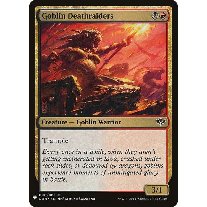 Magic: The Gathering Goblin Deathraiders (1431) Near Mint