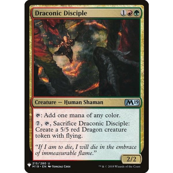 Magic: The Gathering Draconic Disciple (1416) Near Mint