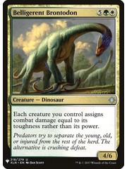 Magic: The Gathering Belligerent Brontodon (1398) Near Mint