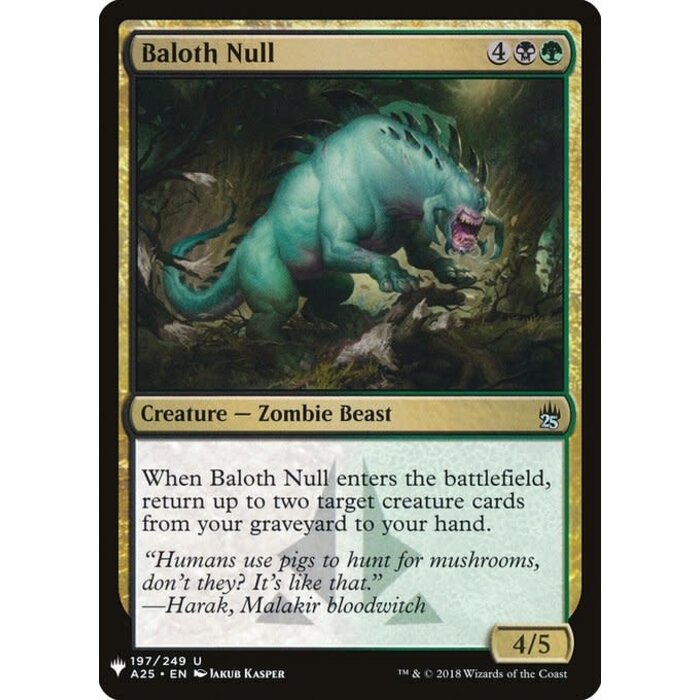 Magic: The Gathering Baloth Null (1396) Near Mint