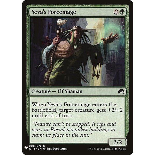 Magic: The Gathering Yeva's Forcemage (1381) Near Mint