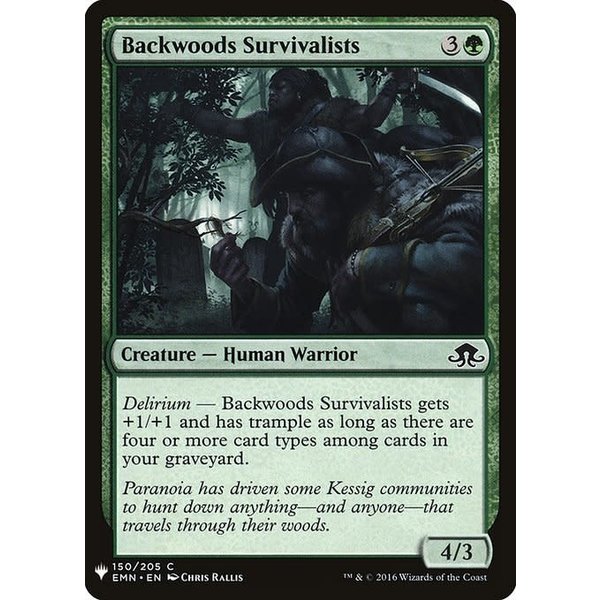 Magic: The Gathering Backwoods Survivalists (1128) Near Mint