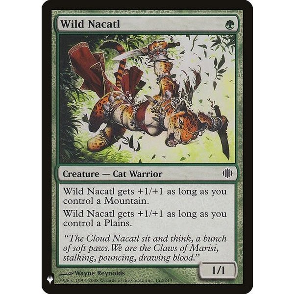Magic: The Gathering Wild Nacatl (1373) Near Mint