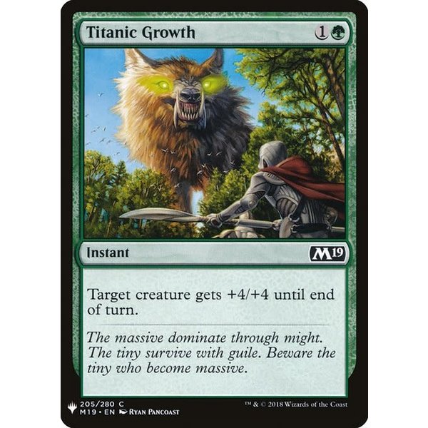 Magic: The Gathering Titanic Growth (1362) Near Mint