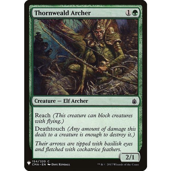 Magic: The Gathering Thornweald Archer (1355) Near Mint