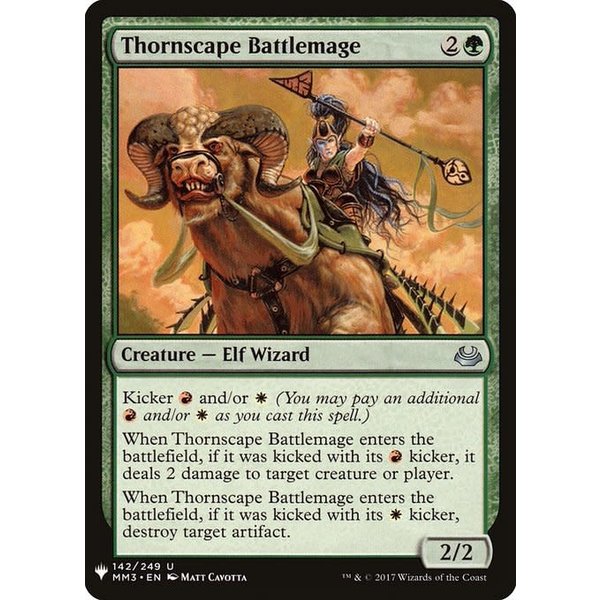 Magic: The Gathering Thornscape Battlemage (1354) Near Mint